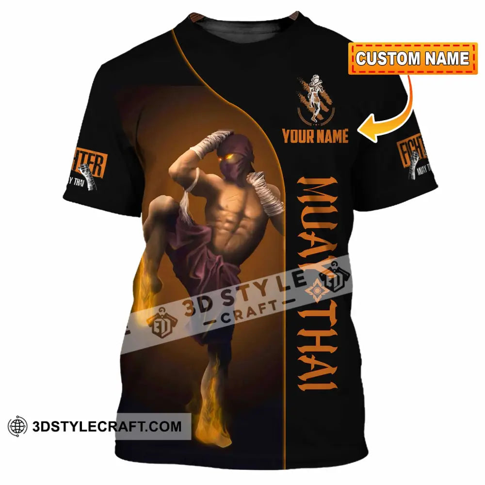 Unisex Shirt - Custom Muay Thai 3D Shirt - T-shirt