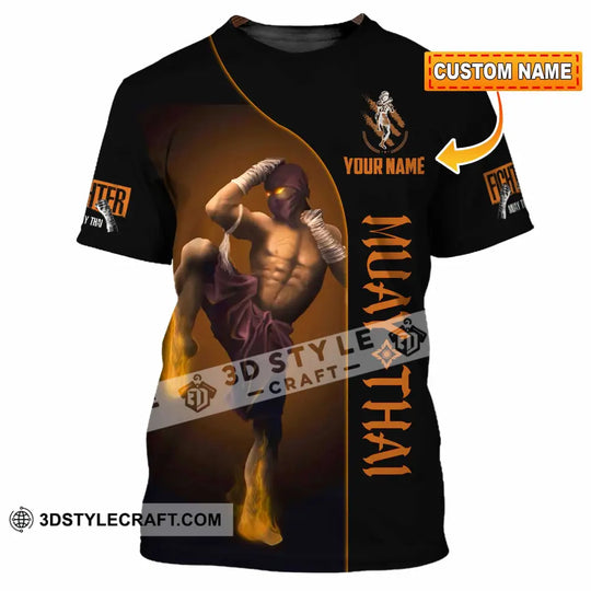 Unisex Shirt - Custom Muay Thai 3D Shirt style option 1
