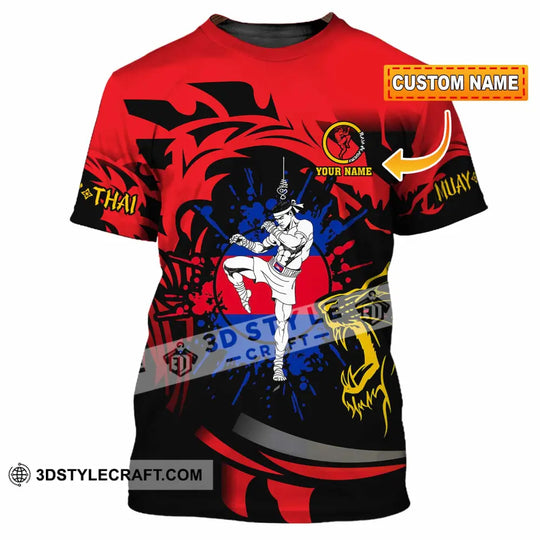 Unisex Shirt - Custom Muay Thai 3D Shirt style option 1