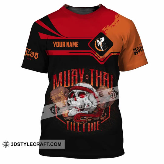 Unisex Shirt - Custom Muay Thai 3D Shirt style option 2