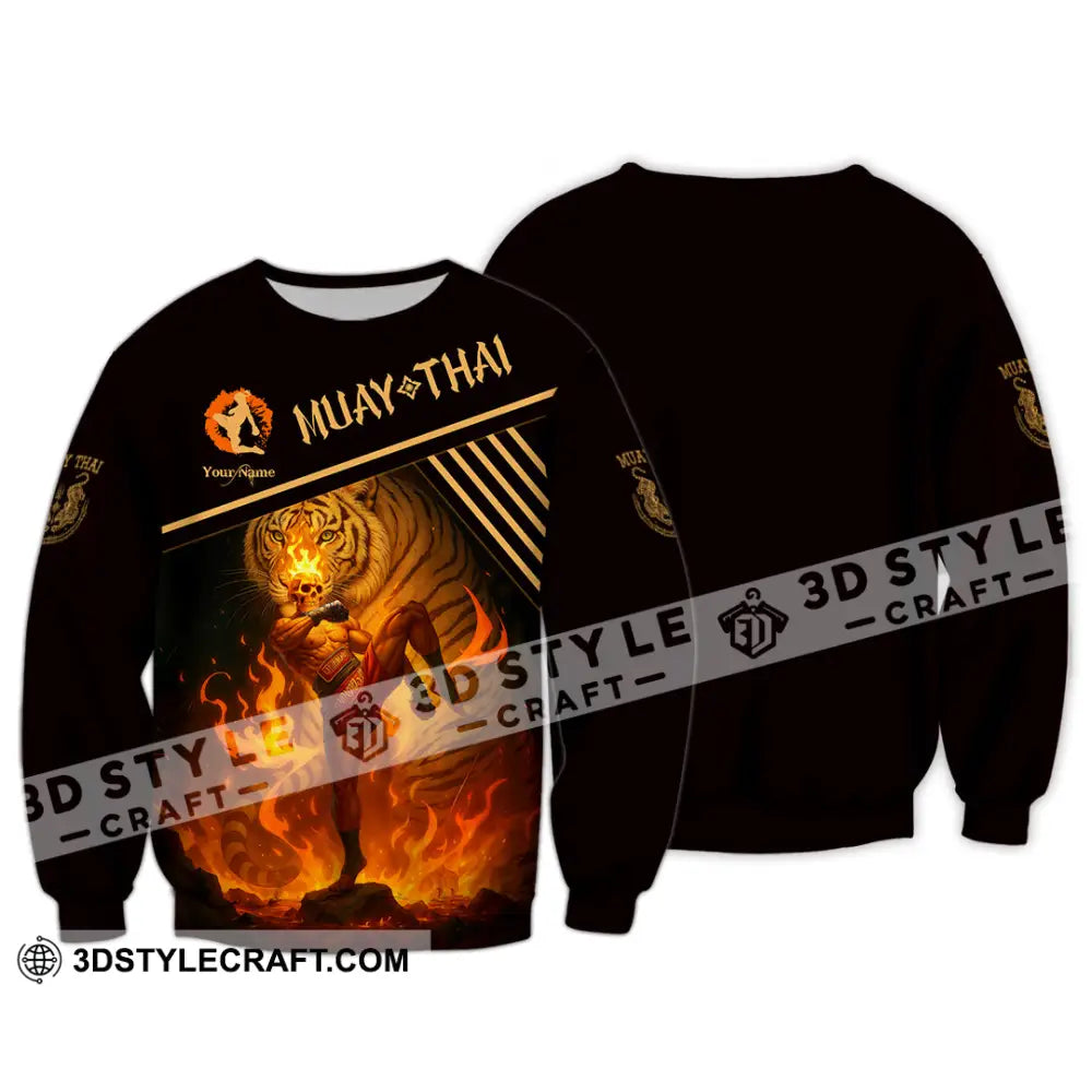 Unisex Shirt - Custom Muay Thai Shirt Long Sleeve / S T-shirt