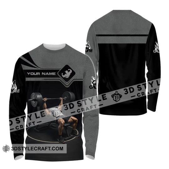 Unisex Shirt - Custom Muscular Man, Weightlifting, Sports Shirt style option 4