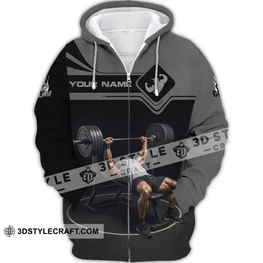 Unisex Shirt - Custom Muscular Man, Weightlifting, Sports Shirt style option 2