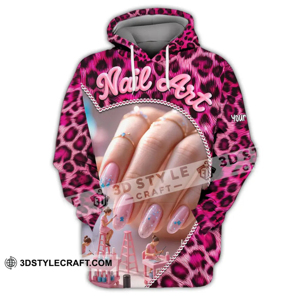 Unisex Shirt Custom Nails Artist Shirt Hoodie / S T shirt