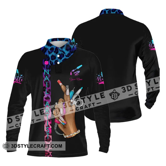 Unisex Shirt - Custom Nails Artist Shirt style option 4