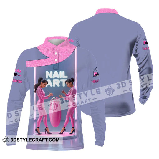Unisex Shirt - Custom Nails Artist Shirt style option 4