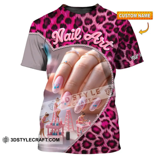 Unisex Shirt - Custom Nails Artist Shirt style option 1