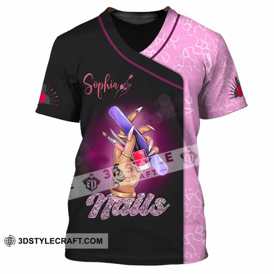 Unisex Shirt - Custom Nails Lover Shirt style option 4