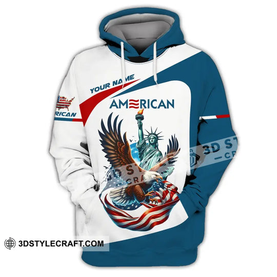 Unisex Shirt - Custom Name 3D Shirt - Icon Of America style option 3