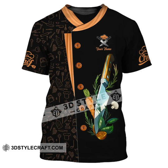 Unisex Shirt - Custom Name 3D Shirt - Kitchenware Vegetable Shirt style option 2