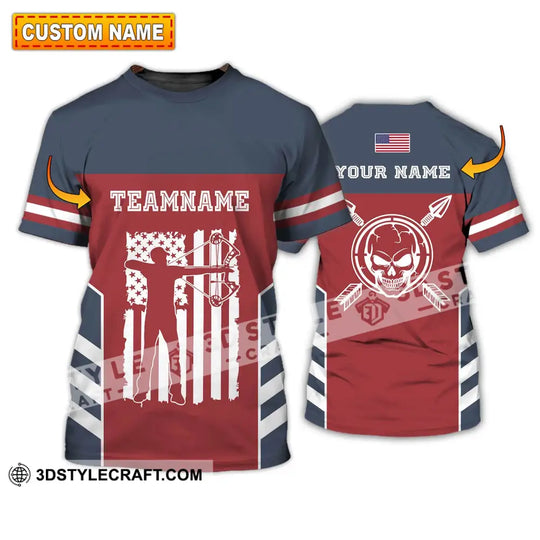 Unisex Shirt - Custom Name America Archery Shirt style option 1