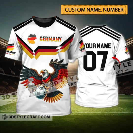 Unisex Shirt - Custom Name And Number 2024 Euro Cup Shirt, Germany Team style option 1