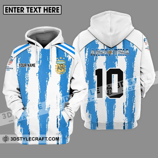 Unisex Shirt - Custom Name And Number Argentina Lover Shirt style option 3