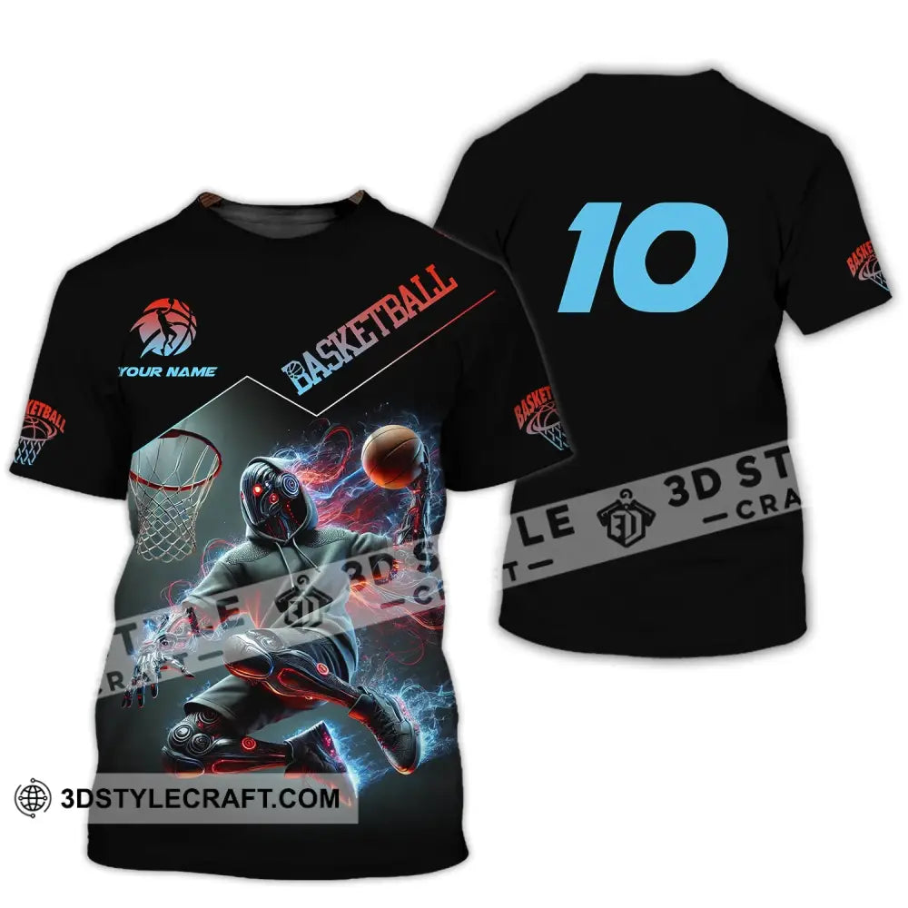 Unisex Shirt Custom Name And Number Basketball Love T-Shirt / S T-Shirt