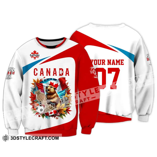 Unisex Shirt - Custom Name And Number Shirt, Canada Team Copa 2024 style option 4
