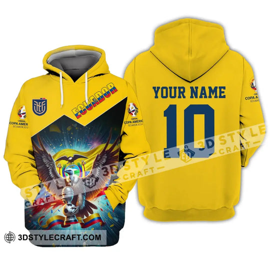 Unisex Shirt - Custom Name And Number COPA 2024 Sport Shirt, Ecuador Team style option 2