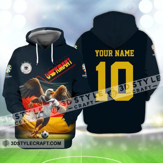 Unisex Shirt - Custom Name And Number, Eagle Germany Euro 2024 style option 4
