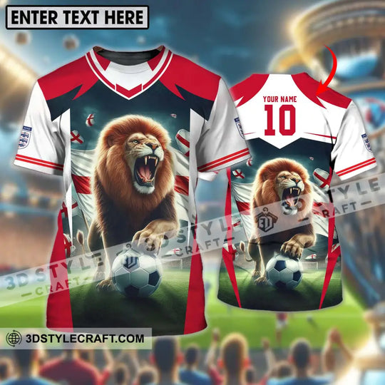 Unisex Shirt - Custom Name And Number England Euro Team Lover Shirt style option 1