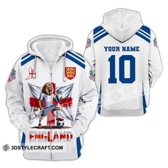 Unisex Shirt, Custom Name and Number England Football Shirt, England Football Polo Long Sleeve, Euro 2024 Shirt style option 3