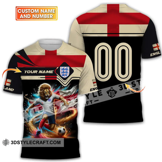 Unisex Shirt - Custom Name And Number, Euro 2024 Shirt England style option 2