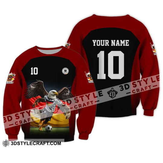 Unisex Shirt - Custom Name And Number, Euro 2024 German Eagle Shirt style option 4