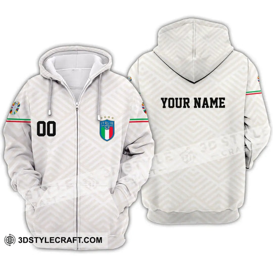 Unisex Shirt - Custom Name And Number, Euro 2024 Shirt, Italy National Team style option 3