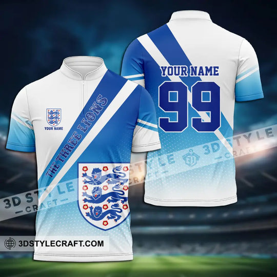 Unisex Shirt - Custom Name And Number Shirt, Euro 2024 National Team, England Team style option 3