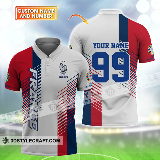 Unisex Shirt - Custom Name And Number Shirt, Euro 2024 National Team, France Team style option 1