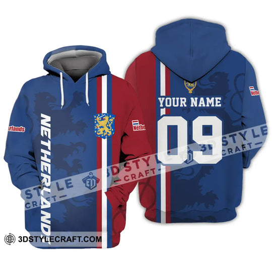 Unisex Shirt - Custom Name And Number Euro 2024 Shirt National Team, Netherlands Flag Color style option 4