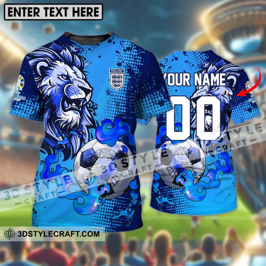 Unisex Shirt - Custom Name And Number Shirt, Euro 2024 Team Shirt, England Team style option 1