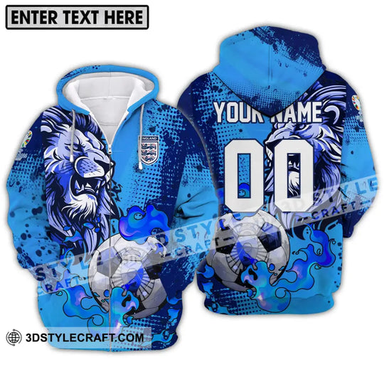Unisex Shirt - Custom Name And Number Shirt, Euro 2024 Team Shirt, England Team style option 2