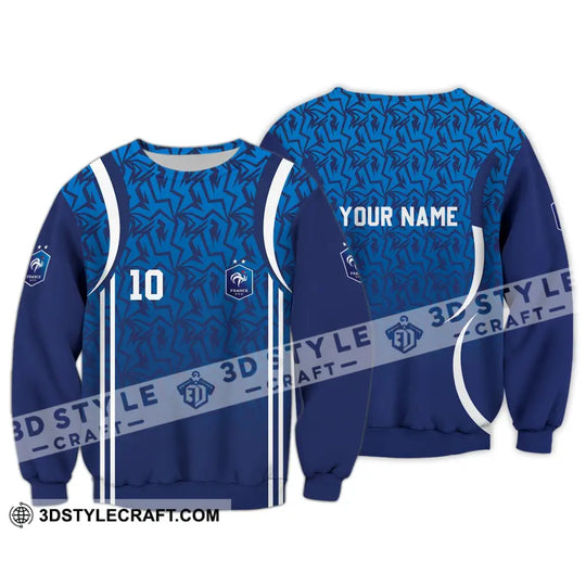 Unisex Shirt - Custom Name And Number Shirt, France Team Lover Shirt, Euro 2024 style option 4
