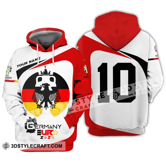 Unisex Shirt - Custom Name And Number, Germany Euro 2024 style option 4