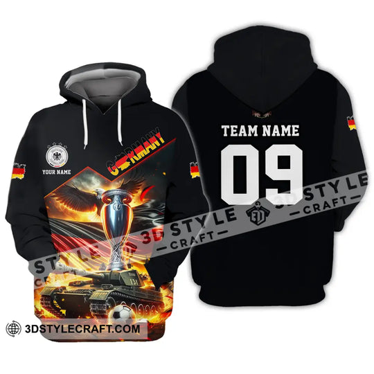 Unisex Shirt - Custom Name And Number Germany Euro 2024 Shirt National Team, German Tanks style option 4