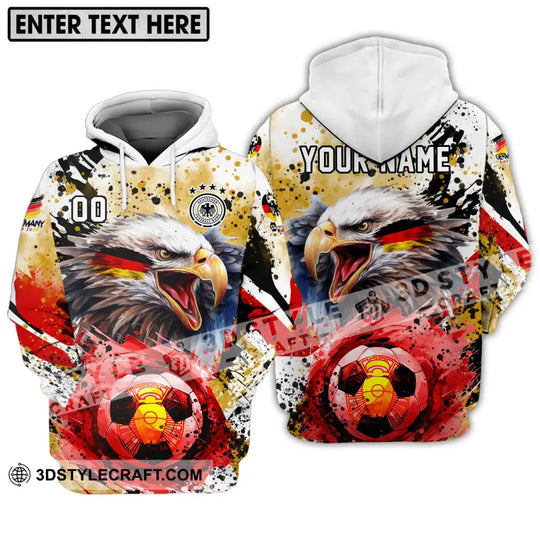Unisex Shirt - Custom Name And Number Shirt, Germany National Team Euro 2024 Shirt style option 3