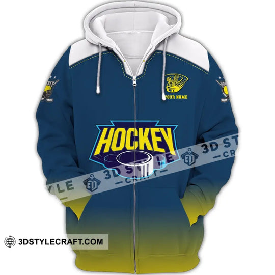 Unisex Shirt, Custom Name and Number Hockey T-Shirt, Hockey Polo, Gift for Hockey Player style option 2