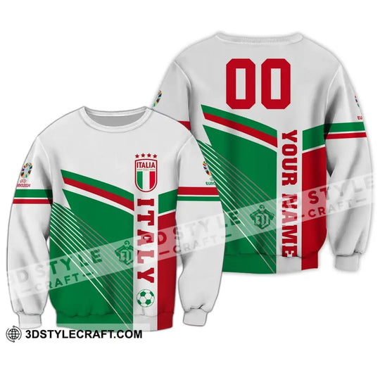 Unisex Shirt - Custom Name And Number Shirt, Italy National Team Shirt style option 4