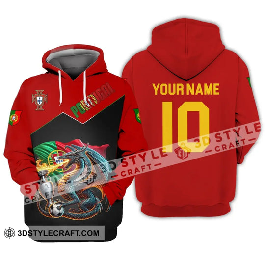 Unisex Shirt - Custom Name And Number National Team Sport Shirt, Portugal style option 2