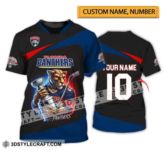 Unisex Shirt - Custom Name And Number Sport Shirt, Florida Panthers style option 1