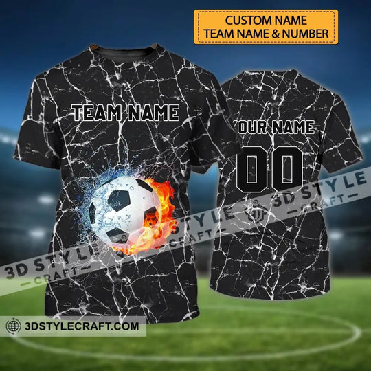 Unisex Shirt - Custom Name and Number T-Shirt - Personalized Soccer Shirt - Soccer Clothing style option 1