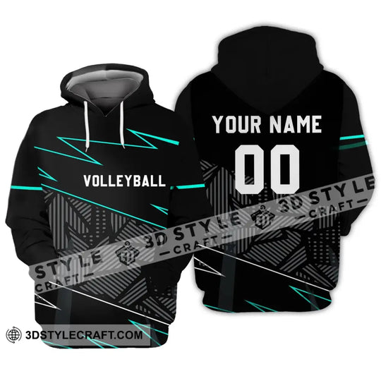 Unisex Shirt - Custom Name and Number T-Shirt - Personalized Volleyball Shirt - Volleyball Clothing style option 4