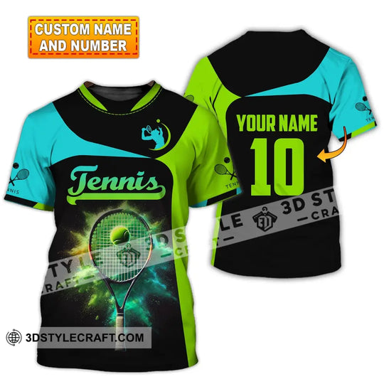 Unisex Shirt, Custom Name and Number Tennis Shirt, Tennis Polo Long Sleeve, Tennis Club Uniform, Tennis Lover Gift style option 1