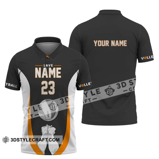 Unisex Shirt, Custom Name and Number Volleyball Shirt, Volleyball Hoodie, Volleyball Team T-Shirt, Gift for Volleyball Players style option 4