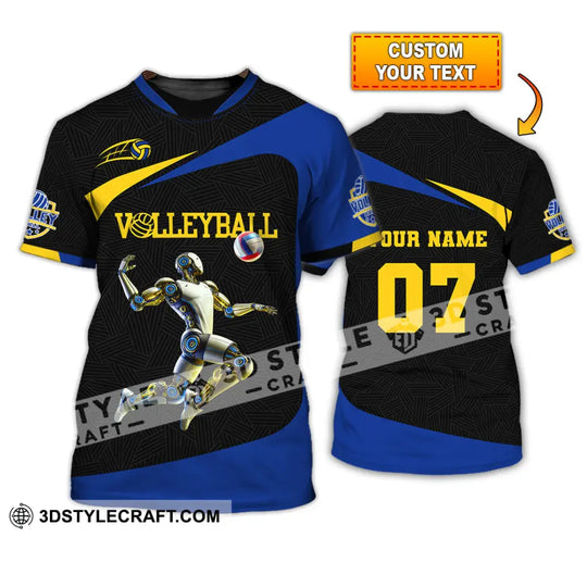 Unisex Shirt, Custom Name and Number Volleyball Shirt, Volleyball Lover Gift style option 1