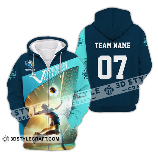 Unisex Shirt, Custom Name and Number Volleyball Shirt, Volleyball Lover Gift style option 3