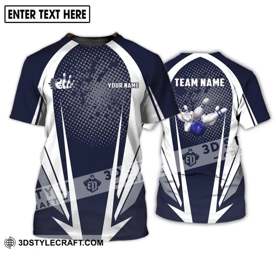 Unisex Shirt - Custom Name And Team Name Shirt - Bowling Hoodie - Bowling Lover Gift - Bowling Shirt style option 2