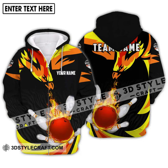 Unisex Shirt - Custom Name And Team Name Shirt - Bowling Team Shirt - Bowling Lover Gift - Bowling Gift style option 3