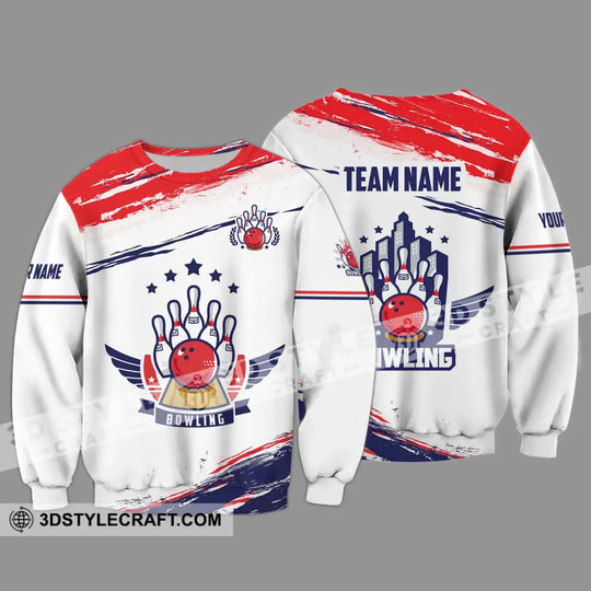 Unisex Shirt - Custom Name And Team Name Bowling Shirt, Bowling Stars style option 4