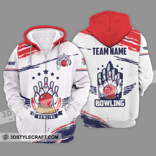 Unisex Shirt - Custom Name And Team Name Bowling Shirt, Bowling Stars style option 2