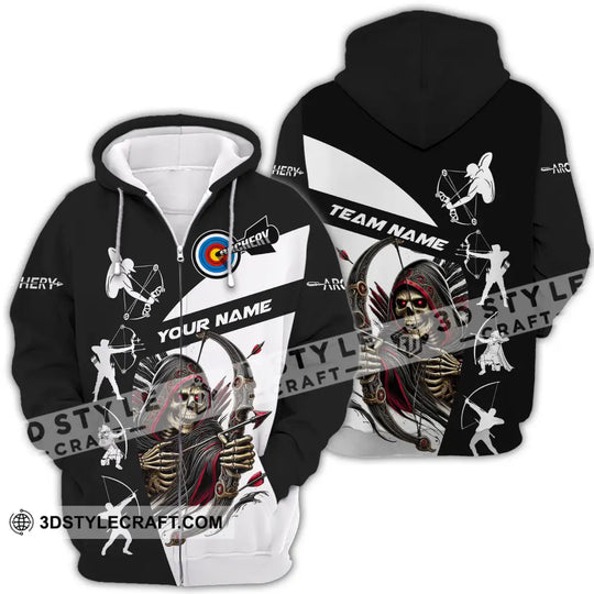 Unisex Shirt - Custom Name And Team Name Shirt, Death Archery style option 4